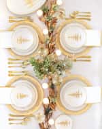 Image 3 of 5: Vietri Medici Natale Dinner Plate 
