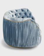 Image 3 of 4: Haute House Emma Swivel Chair