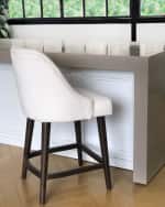 Image 4 of 4: Peninsula Home Collection Montrose Counter Stool - 25"