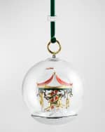 Image 3 of 4: Michael Aram Merry Go Round Snowglobe Ornament