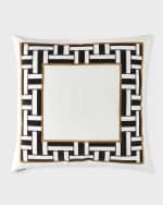 Image 1 of 2: Lili Alessandra Tommy Euro Border Pillow