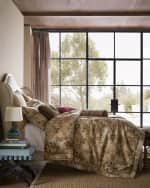 Image 2 of 2: Sherry Kline Home Eloise Solid Linen Euro Sham