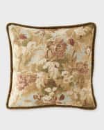 Image 1 of 2: Sherry Kline Home Eloise Floral Euro Sham