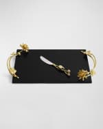 Image 1 of 4: Michael Aram  Dahlia Cheeseboard with Knife