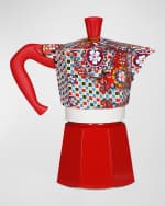 Image 4 of 6: Bialetti x Dolce&Gabbana Moka Express 6-Cup Stovetop Coffee Pot