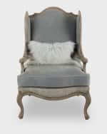 Image 2 of 4: Massoud Leondra Wing Chair