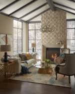 Image 2 of 6: Massoud Polinia Wing Chair