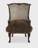 Image 3 of 6: Massoud Polinia Wing Chair