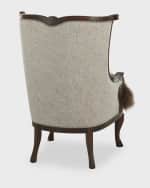 Image 5 of 6: Massoud Polinia Wing Chair