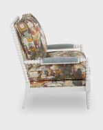 Image 4 of 5: Massoud Kristove Spindle Chair
