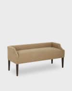 Image 4 of 7: Massoud Sawler 60" End-of-Bed Bench