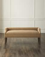 Image 1 of 7: Massoud Sawler 60" End-of-Bed Bench