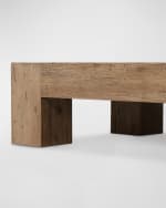 Image 3 of 5: Four Hands Abaso Rectangle Cocktail Table