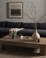 Image 5 of 5: Four Hands Abaso Rectangle Cocktail Table