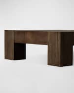 Image 4 of 6: Four Hands Abaso Small Square Coffee Table
