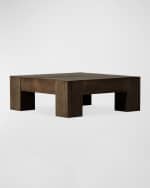 Image 1 of 6: Four Hands Abaso Small Square Coffee Table