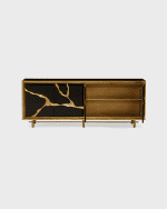 Image 3 of 4: John-Richard Collection Revne Black Credenza