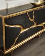 Image 4 of 4: John-Richard Collection Revne Black Credenza