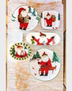 Image 3 of 4: Vietri Old St. Nick 2023 Limited Edition Salad Plate 