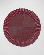 Image 1 of 3: Baccarat x Kim Seybert Etoile Red Placemats, Set of 2