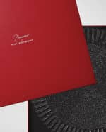 Image 2 of 2: Baccarat x Kim Seybert Etoile Black Placemats, Set of 2