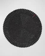 Image 1 of 2: Baccarat x Kim Seybert Etoile Black Placemats, Set of 2