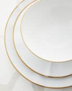 Image 3 of 3: Neiman Marcus Gold Rim 12-Piece Dinnerware Set