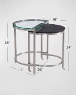 Image 3 of 3: Katherine Noble by BMC Huxley Nesting End Table