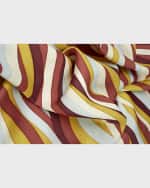 Image 3 of 3: L'Objet Landscape Linen Sateen Tablecloth, 70" x 126"