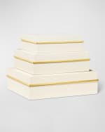 Image 5 of 5: AERIN Piero Lacquer Box, 9" 