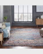 Image 3 of 4: Nora Hand-Knotted Rug, 3' x 10'