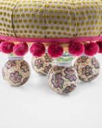 Image 3 of 4: MacKenzie-Childs Magnifique Tuffet