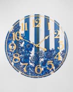 Image 1 of 2: MacKenzie-Childs English Garden Outdoor Wall Clock