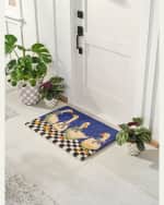 Image 2 of 2: MacKenzie-Childs Gaggle of Geese Entrance Mat