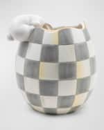 Image 2 of 2: MacKenzie-Childs White Rabbit Vase