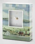Image 2 of 3: MacKenzie-Childs Landscape Carriage Clock