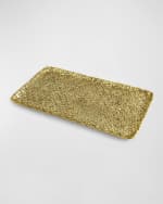 Image 2 of 4: Michael Aram Palm Rectangle Platter 