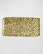 Image 3 of 4: Michael Aram Palm Rectangle Platter 