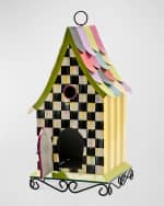 Image 2 of 3: MacKenzie-Childs Courtly Cottage Birdhouse