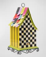 Image 3 of 3: MacKenzie-Childs Courtly Cottage Birdhouse