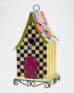 Image 1 of 3: MacKenzie-Childs Courtly Cottage Birdhouse