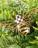 Image 2 of 2: MacKenzie-Childs 26" Potted Fern with Bee 