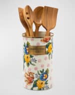 Image 2 of 5: MacKenzie-Childs Wildflowers Enamel Utensil Holder