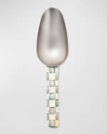 Image 2 of 2: MacKenzie-Childs Sterling Check Enamel Scoop, Small