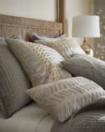 Image 4 of 4: Lili Alessandra Savannah Herringbone Duvet, Queen