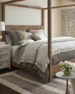Image 3 of 4: Lili Alessandra Savannah Herringbone Duvet, Queen