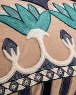 Image 3 of 3: MacKenzie-Childs Lotus Lumbar Pillow