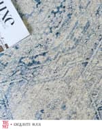 Image 6 of 7: Exquisite Rugs x THE MET Vintage Loom Light Blue & Blue Rug, 8' x 10'