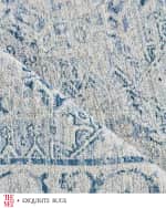 Image 5 of 7: Exquisite Rugs x THE MET Vintage Loom Light Blue & Blue Rug, 8' x 10'