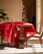 Image 4 of 4: Holly Ribbon Napkins, Set of 4 
